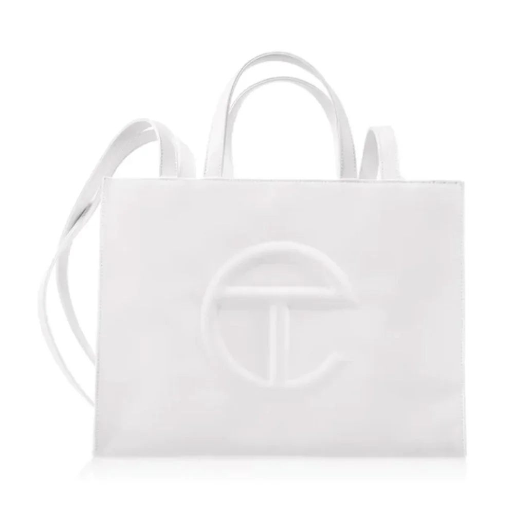 Telfar Medium Shopping Bag - White
